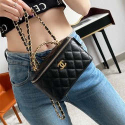 샤넬 CHANEL 체인 탑핸들 베니티백