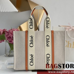 끌로에 Chloe 45cm 우디 토트백 라지