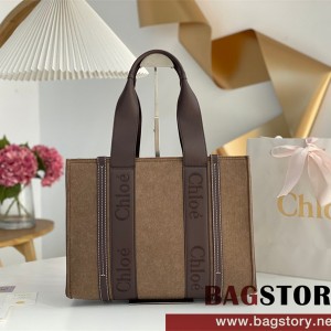 끌로에 Chloe 37cm 우디 토트백 미디움