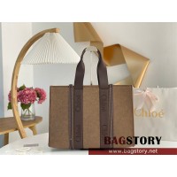 끌로에 Chloe 45cm 우디 토트백 라지