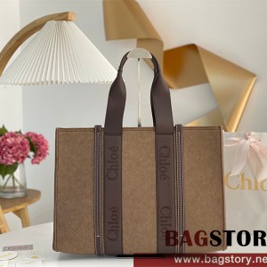 끌로에 Chloe 45cm 우디 토트백 라지