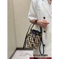 펜디 FENDI 몬트레조 미니 버킷백 18CM