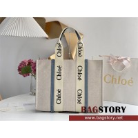 끌로에 Chloe 45cm 우디 토트백 라지