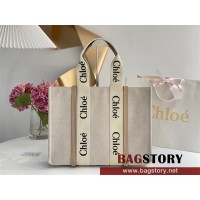 끌로에 Chloe 45cm 우디 토트백 라지