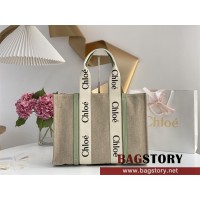 끌로에 Chloe 45cm 우디 토트백 라지