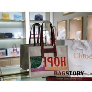 끌로에 Chloe 37cm 우디 토트백 미디움