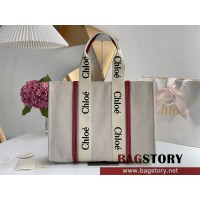 끌로에 Chloe  45cm  우디 토트백 라지