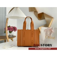 끌로에 Chloe 37cm 우디 토트백 미디움