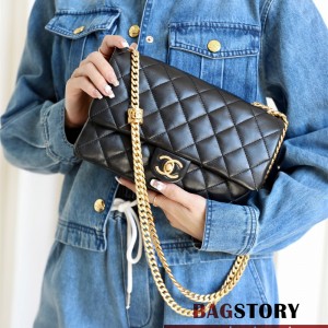 샤넬 CHANEL 램스킨 클래식 플랩백 미디움 25CM