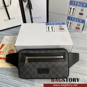 구찌 GUCCI GG 블랙 소프트 GG 수프림 벨트 백 474293