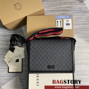 구찌 GG 슈프림 메신저 크로스백  474138