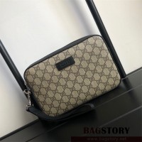 구찌 GUCCI 남자 클러치백 GG 블랙 남성 가방 495562