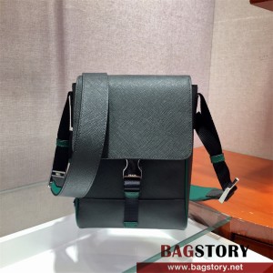 프라다 PRADA 남성 사피아노 플랩 숄더백 2VD019