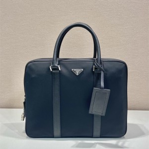 프라다 PRADA 삼각 로고 브리프케이스 2VE871B