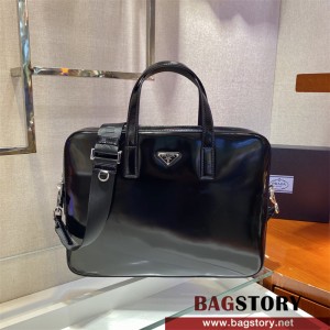 프라다 PRADA 사피아노 레더 브리프 케이스  2VE368