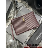 입생로랑 YSL 생로랑 모노그램 클러치 413444  30CM