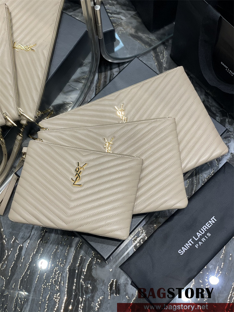 입생로랑 YSL 생로랑 모노그램 클러치 413444 30CM