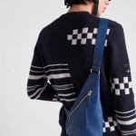 프라다 PRADA   로고 크로스 레더 백 남성 2VZ098