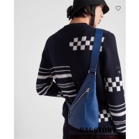 프라다 PRADA   로고 크로스 레더 백 남성 2VZ098