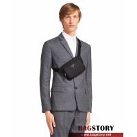 프라다 PRADA  리나일론 및 사피아노 가죽 숄더 백  2VH128