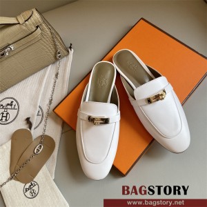 에르메스 HERMES 힐 샌들 슬리퍼