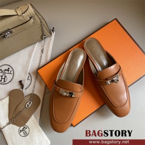 에르메스 HERMES 힐 샌들 슬리퍼