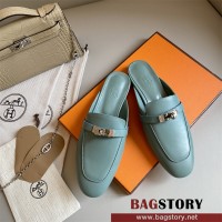 에르메스 HERMES 힐 샌들 슬리퍼