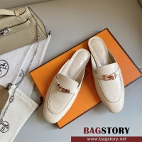 에르메스 HERMES 힐 샌들 슬리퍼