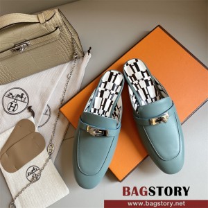 에르메스 HERMES 힐 샌들 슬리퍼