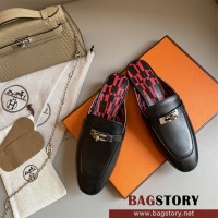 에르메스 HERMES 힐 샌들 슬리퍼