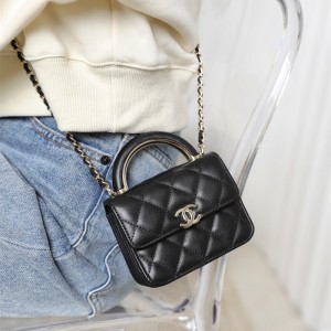 샤넬 CHANEL 탑핸들 베니티 케이스백