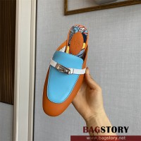 에르메스 HERMES 힐 샌들 슬리퍼