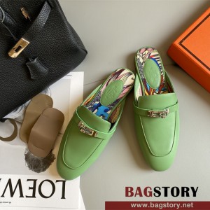 에르메스 HERMES 힐 샌들 슬리퍼