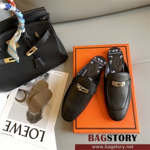 에르메스 HERMES 힐 샌들 슬리퍼