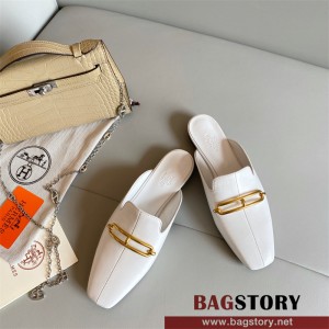 에르메스 HERMES 힐 샌들 슬리퍼