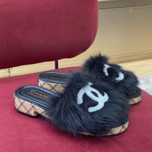 샤넬 CHANEL 힐 샌들 슬리퍼