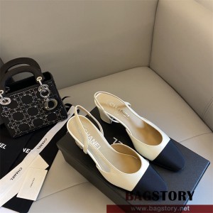 샤넬 CHANEL 힐 샌들 슬리퍼