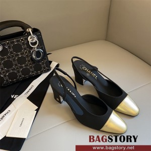 샤넬 CHANEL 힐 샌들 슬리퍼