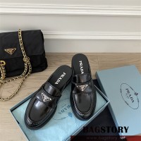 프라다 PRADA 힐 샌들 슬리퍼