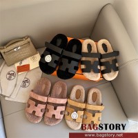 에르메스 HERMES 힐 샌들 슬리퍼