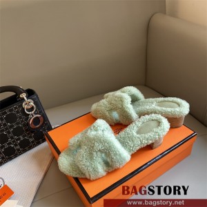 에르메스 HERMES 힐 샌들 슬리퍼