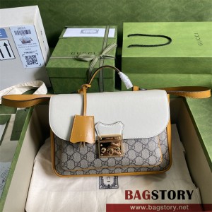 구찌 GUCCI GG 수프림 패들락 스몰 숄더백 644527