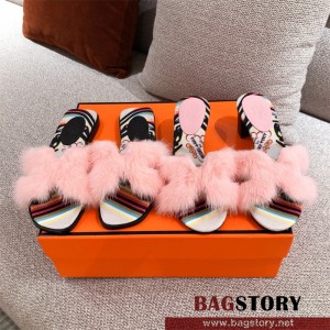 에르메스 HERMES 힐 샌들 슬리퍼