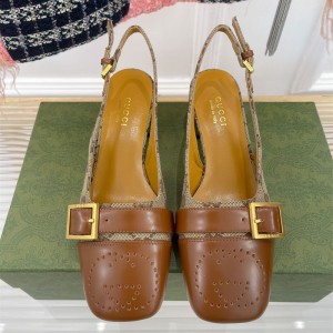 구찌 GUCCI 힐 샌들 슬리퍼