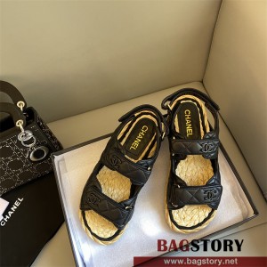 샤넬 CHANEL 힐 샌들 슬리퍼