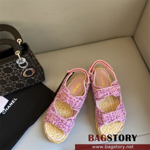 샤넬 CHANEL 힐 샌들 슬리퍼