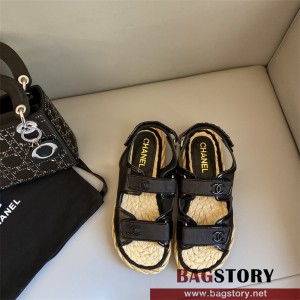 샤넬 CHANEL 힐 샌들 슬리퍼