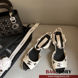 샤넬 CHANEL 힐 샌들 슬리퍼