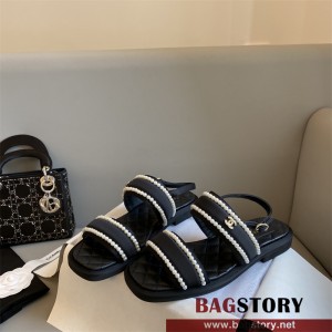 샤넬 CHANEL 힐 샌들 슬리퍼