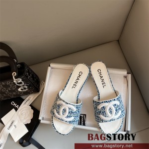 샤넬 CHANEL 힐 샌들 슬리퍼